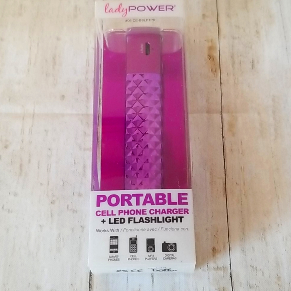 Portable Cellphone Charger with Led Light